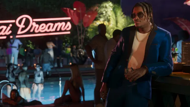Dre'Quan Priest no Vice Dreams, em captura oficial do GTA 6