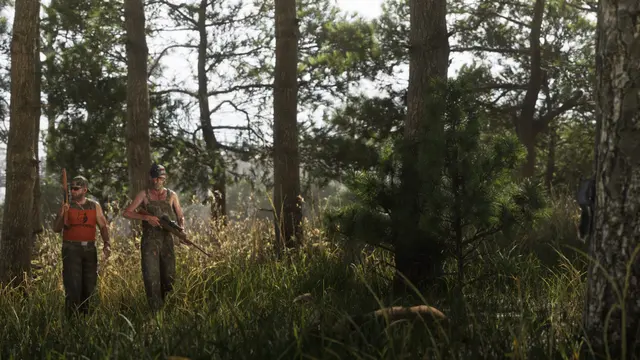 Caçadores armados na floresta de Mount Kalaga, em captura oficial do GTA 6