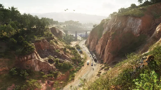 Vale de Mount Kalaga, em captura oficial do GTA 6