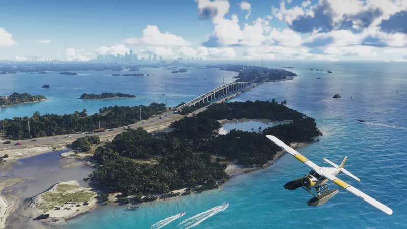 Wallpaper do GTA 6: Hidroavião em Leonida Keys