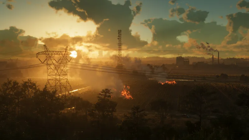 Wallpaper do GTA 6: Pôr do sol em Ambrosia